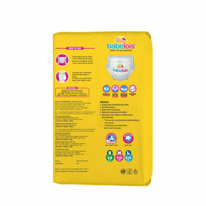 Babelois Pant Style Diaper For Babies | New Born Baby Diapers with Cottony Soft Advance Gel Technology | Overnight Absorption (S,M,L, 48, count)