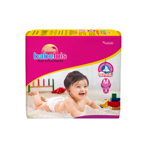 Babelois Medium Size Baby Diapers for Growing Babies | Secure Fit & Comfort