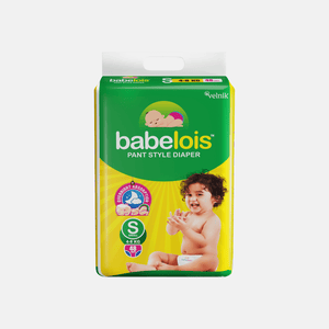 Babelois Pant Style Diaper For Babies | New Born Baby Diapers with Cottony Soft Advance Gel Technology | Overnight Absorption (S,M,L, 48, count)