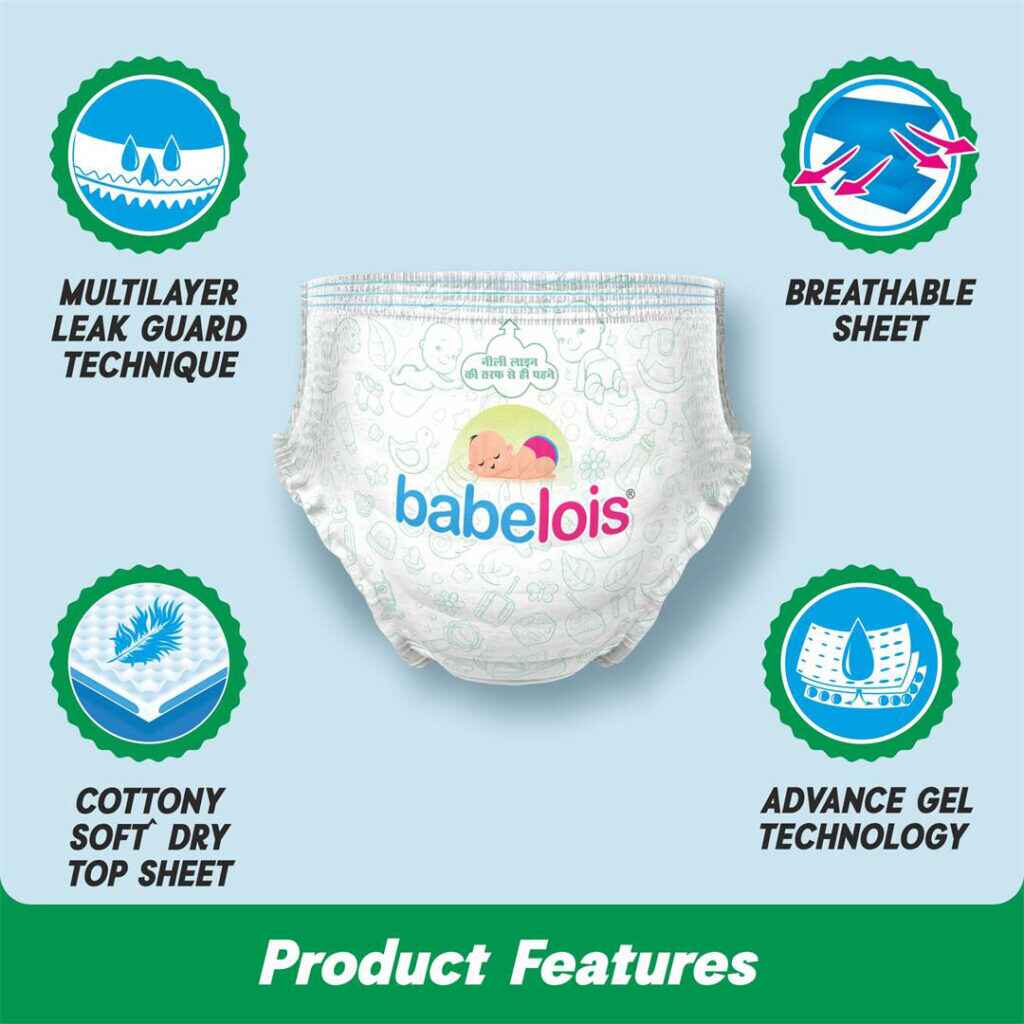 Babelois Diaper – Best Pant Style Diaper For Your Babies (42 pants)