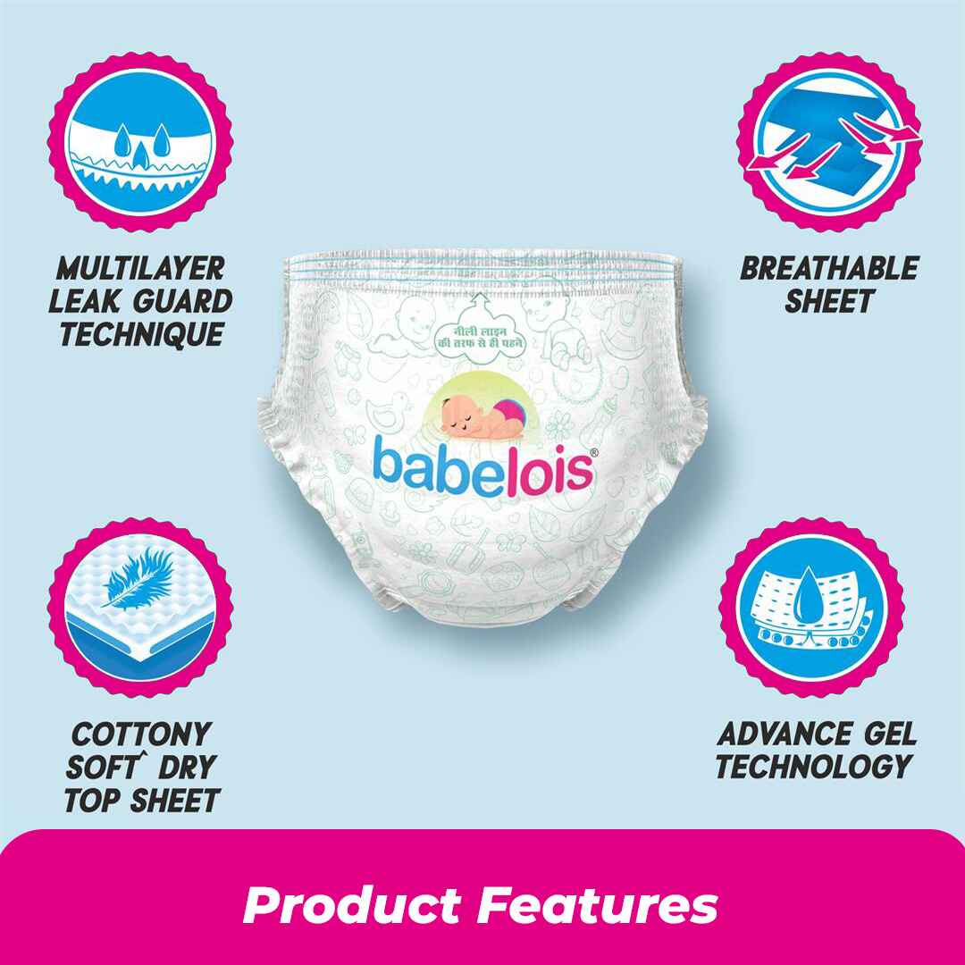 Babelois Diaper – Best Pant Style Diaper For Your Babies (34 pants)