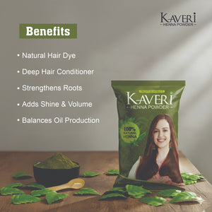 Kaveri Mehendi Powder – 100% Pure & Organic Henna for Rich, Long-Lasting Color