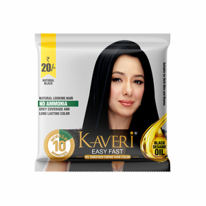 Kaveri Easy Fast Hair Colour for Woman Professional Hair Colour Glossy Finish Long Lasting Formula Pack of 12
