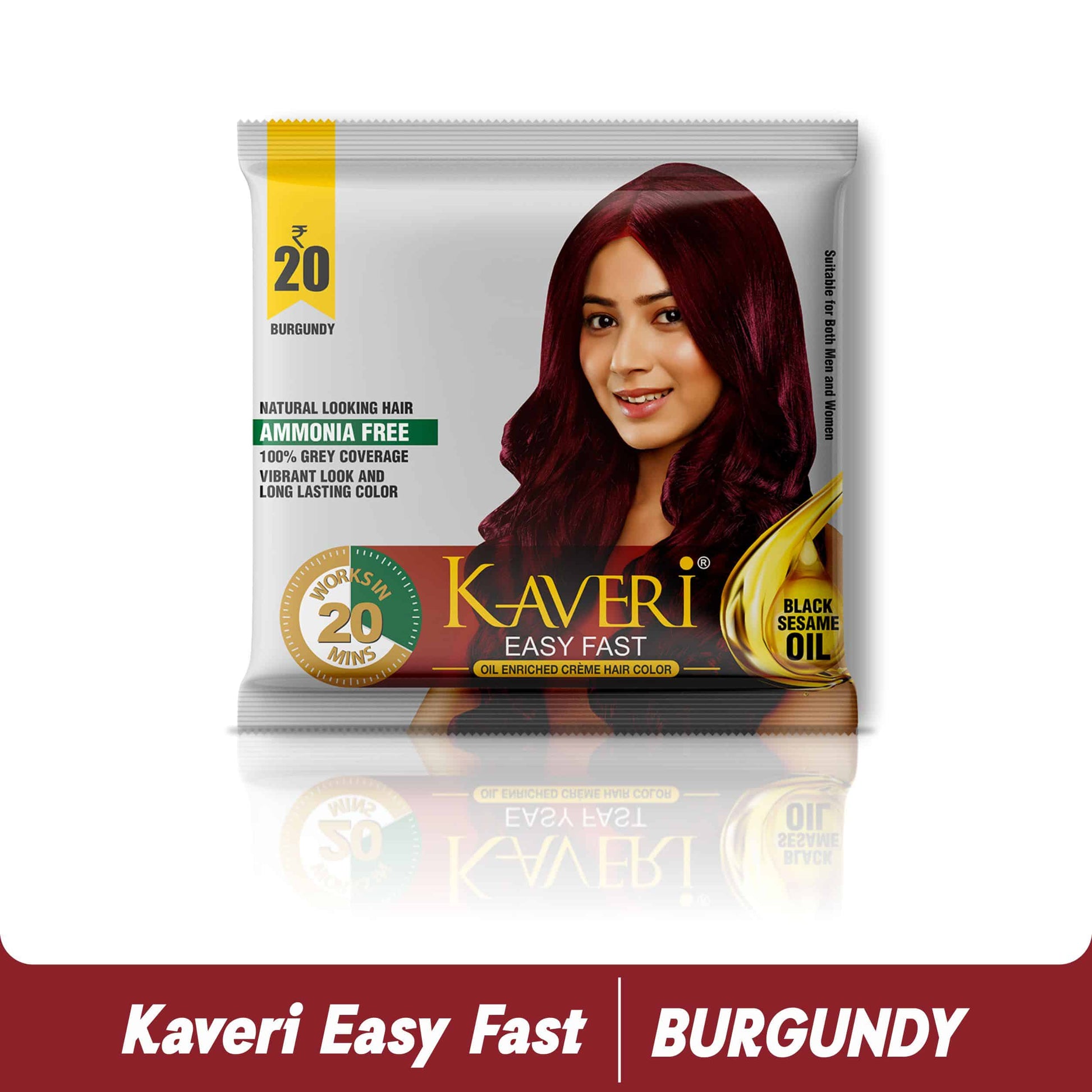 Kaveri Easy Fast Creme Hair Color (Pack of 12)