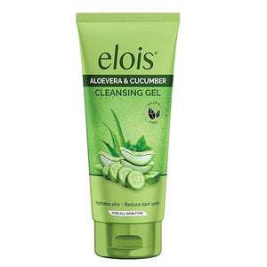 Elois Aloe Vera & Cucumber Cleansing Gel 100 gm for face – Reduces Dark Spots of Hydrate Skin