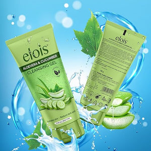 Elois Aloe Vera & Cucumber Cleansing Gel 100 gm for face – Reduces Dark Spots of Hydrate Skin