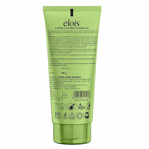 Elois Aloe Vera & Cucumber Cleansing Gel 100 gm for face – Reduces Dark Spots of Hydrate Skin