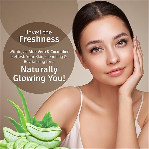 Elois Aloe Vera & Cucumber Cleansing Gel 100 gm for face – Reduces Dark Spots of Hydrate Skin