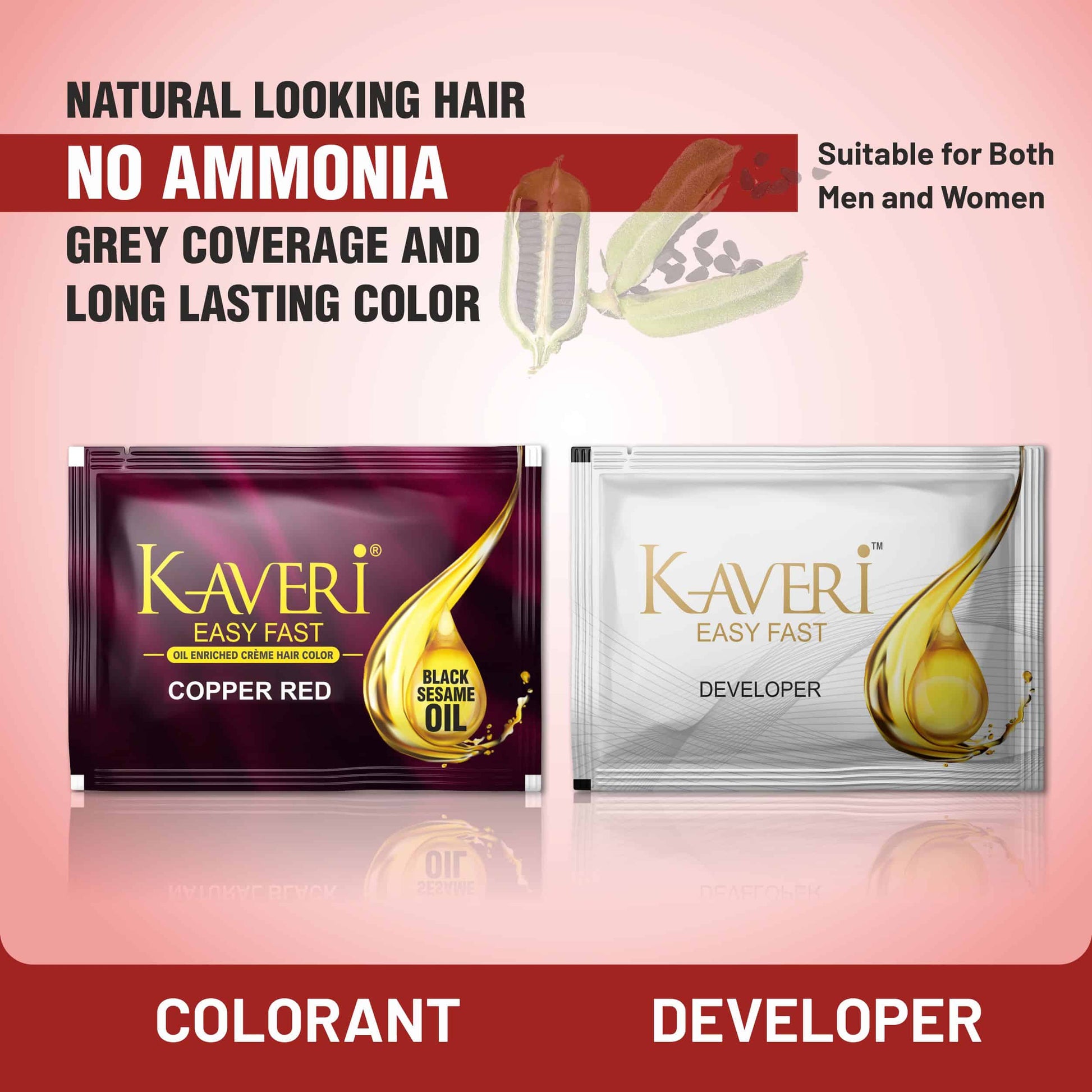 Kaveri Easy Fast Creme Hair Color (Pack of 12)