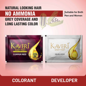 Kaveri Easy Fast Creme Hair Color (Pack of 12)