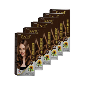Kaveri Creme Hair Color - Organic Hair Colour With Grey Coverage - Long Lasting Conditioning Hair Color - For Natural Looking Results