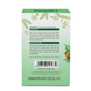 Kaveri Curry Leaves Powder for Hair Care – 100% Natural Curry Patta Powder | Herbal Hair Mask & Scalp Care |Chemicals & Preservatives Free 200gm