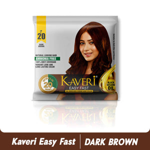 Kaveri Easy Fast Creme Hair Color (Pack of 12)