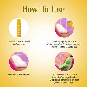 Elois Women Hair Removal Spray Quick and Easy Hair Removal Spray For Women