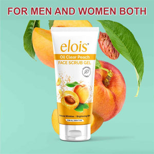 Elois Oil Clear Peach Face Scrub Gel (Buy 1 Get 1 Free)