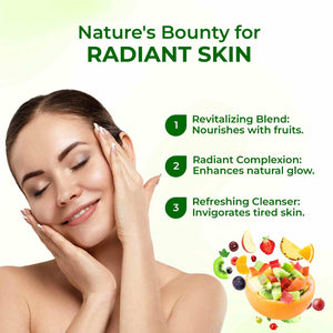 Elois Mix Fruit Face Wash – Refreshing Cleanser for Fresh, Glowing & Healthy Skin (Buy 1 Get 1 Free)