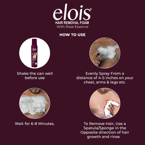 Elois Hair Removal Spray for Men – Quick, Gentle & Effective | All Variants | Buy 1 Get 1 Free
