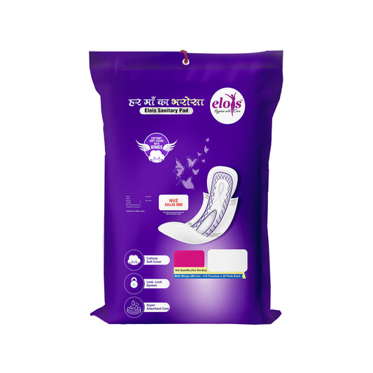 Experience Comfort and Confidence with Elois Sanitary Pads - Pack of 4