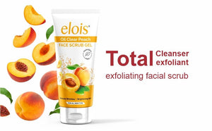 Elois Oil Clear Peach Face Scrub Gel for Oily & Acne-Prone Skin Types – 100ml