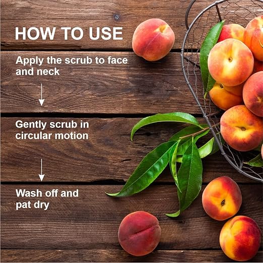 Elois Oil Clear Peach Face Scrub Gel for Oily & Acne-Prone Skin Types – 100ml