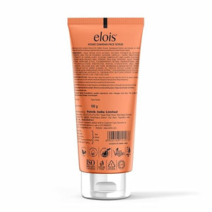 Elois Kesar Chandan Face Scrub for Exfoliation, Deep Cleansing, Blackhead Removal And Pore Minimization Glowing for men and women 100 gm
