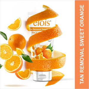 Elois Tan Removal Brightening & Revitalizing Face Scrub Gel with Vitamin C Suitable for All Skin Types | 100g