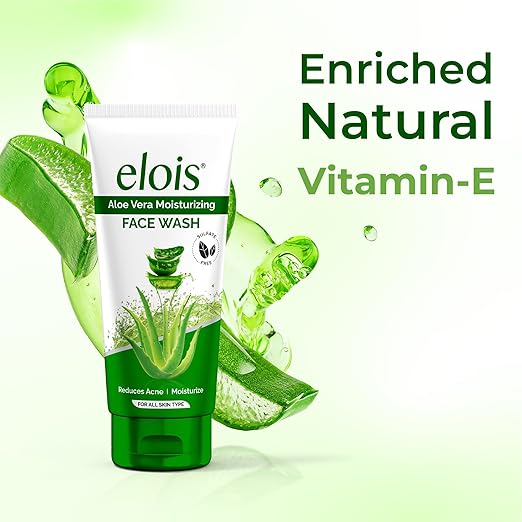 Elois Aloe Vera Moisturizing Face Wash for Smooth Hydrated Skin | 100g