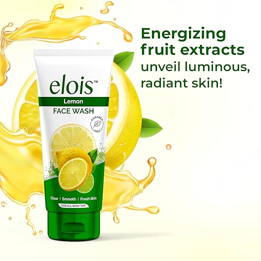Elois Lemon Facewash -100g Vitamin C Enriched For All Skin Type, Paraben Free