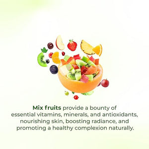 Elois Mix Fruit Face Wash with Green Apple and Strawberry Extract, Deep nourishment and Hydration for Radiant Skin Naturally, Remove Excess Oil, For Men & Women 100gm