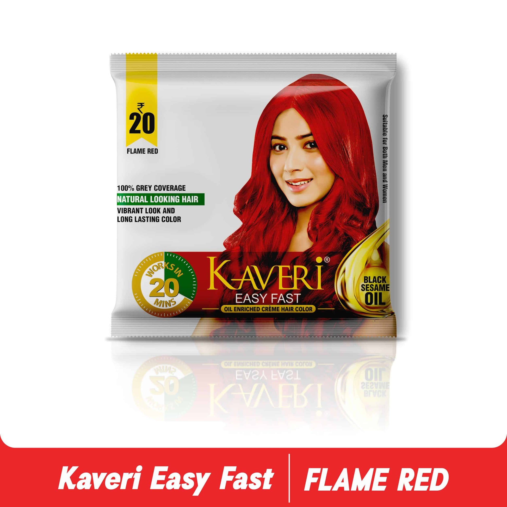 Kaveri Easy Fast Creme Hair Color (Pack of 12)