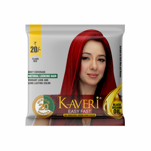 Kaveri Easy Fast Hair Colour for Woman Professional Hair Colour Glossy Finish Long Lasting Formula Pack of 12