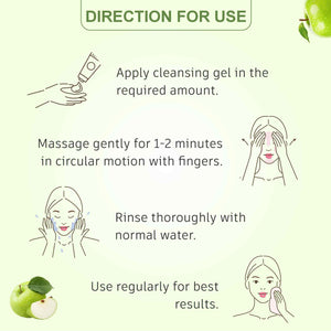 Elois Green Apple Cleansing Gel – Deep Cleanse & Refreshing Skin Formula (Buy 1 Get 1 Free)