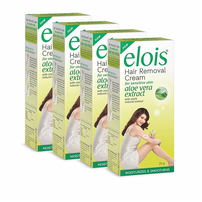 Elois Hair Removal Cream for Women & Girls | Hair Remover Cream for Bikini Area & Private Parts | Silky Soft Skin with Aleo Vera Essence | For Legs, Underarms & Arms – 50g