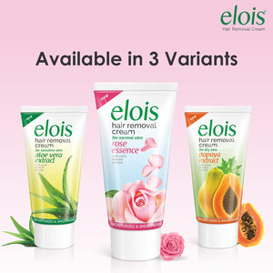 Elois Hair Removal Cream for Women & Girls | Hair Remover Cream for Bikini Area & Private Parts | Silky Soft Skin with Rose Essence | For Legs, Underarms & Arms – 25g