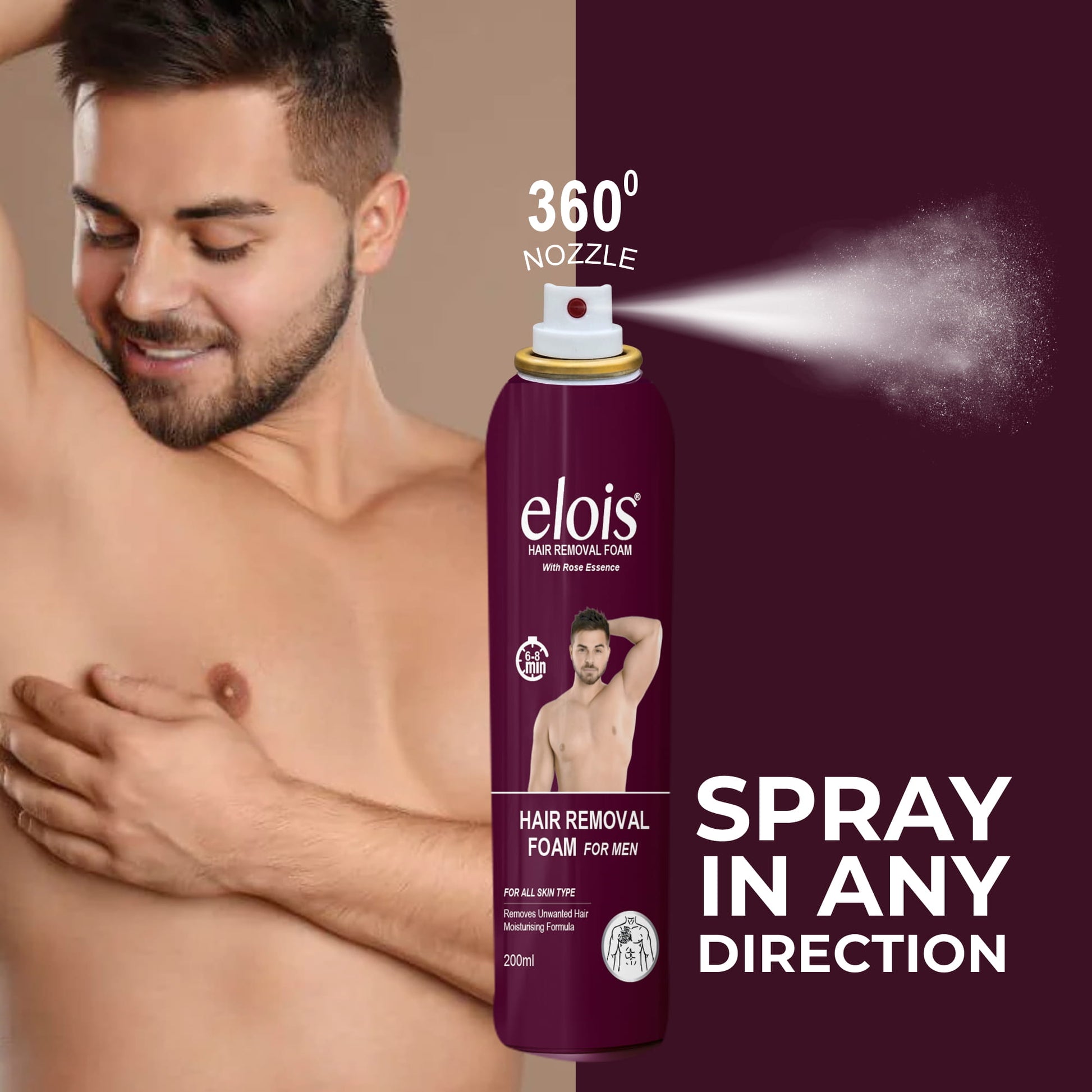 Elois Men Hair Removal Spray All Variants