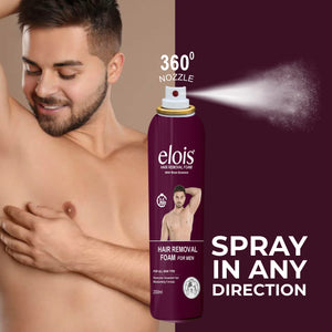 Elois Hair Removal Spray for Men – Quick, Gentle & Effective | All Variants | Buy 1 Get 1 Free