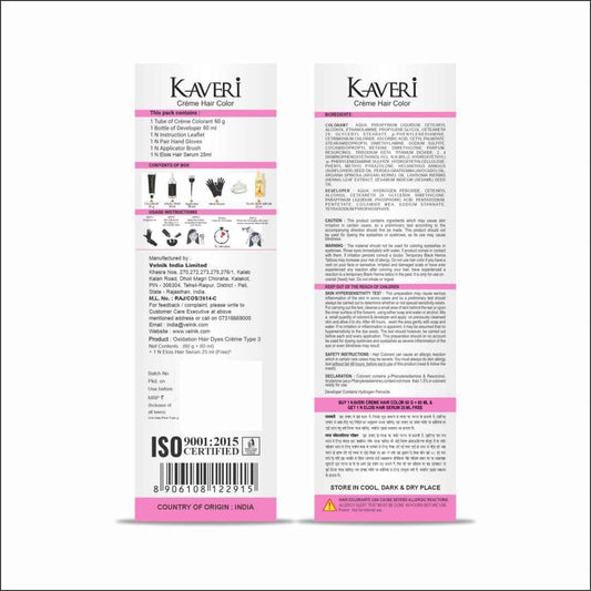 Kaveri Creme Hair Color New | Elois Professional Color Protect Hair Serum Free