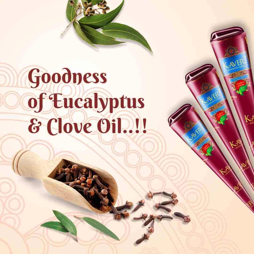 Kaveri Mehendi Cone - 12 Piece &amp; Free 25ml Hair Serum Only Prepaid Order