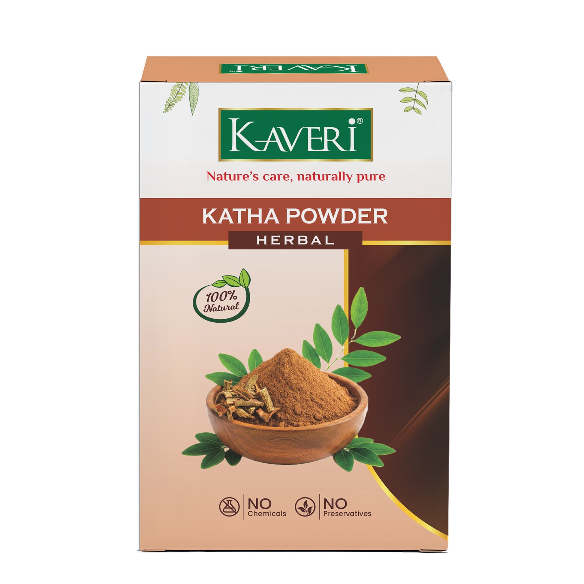 Kaveri Katha Powder for Hair & Skin Care Natural Organic Herbal Katha Powder | DIY Face Pack & Hair Mask | No Chemicals & No Preservatives 200gm