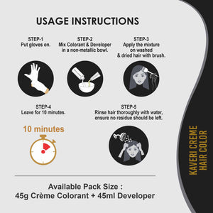 Kaveri Creme Hair Color - Easy Way To Color Your Hair