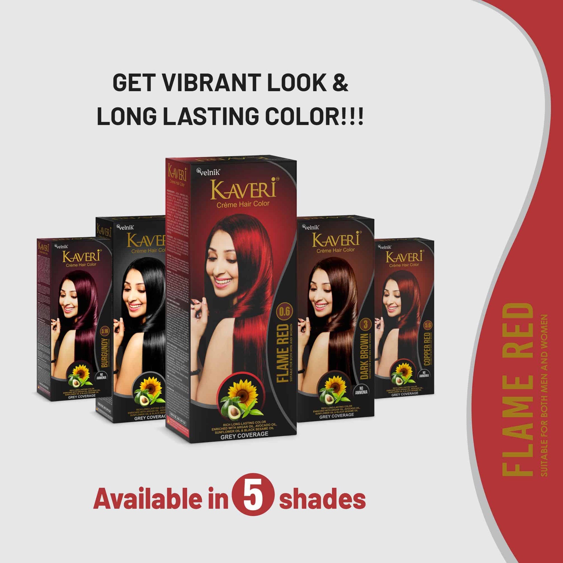 Kaveri Creme Hair Color (Pack of 3)