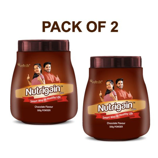 Nutrigain Plus Powder - (Pack of 2 + 60 Capsule Free )