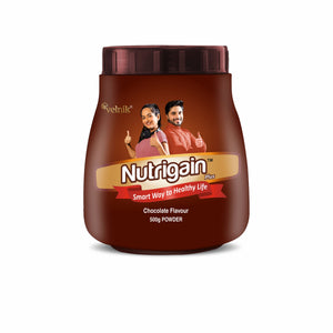 Nutrigain Plus Ayurvedic Weight Gain Powder – Natural Nutrition Supplement for Healthy Weight Gain + 30 Capsules FREE