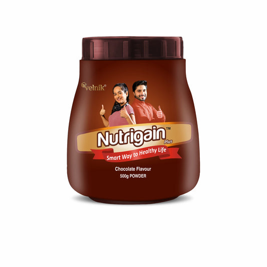 Nutrigain Plus - Ayurvedic Weight Gain Powder + 30 Capsule FREE