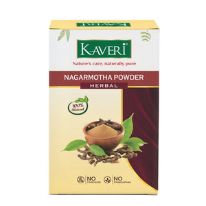 Kaveri Nagarmotha Powder for Skin & Hair Care |Natural Cyperus Rotundus Powder | Herbal Face Pack & Hair Mask | Helps Control Excess Oil & Dandruff | Chemicals & Preservatives Free 200g