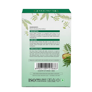 Kaveri Neem Powder for Hair & Skin Care |Natural Organic Neem Leaf Powder | Herbal Face Pack & Hair Mask | No Chemicals & No Preservatives