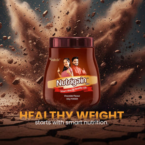 Ayurvedic Weight Gainer Supplement Powder for Women and Men Chocolate Flavour 500 gm (pack of 2)