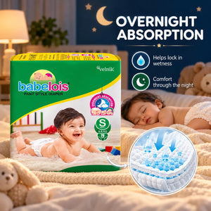 Babelois Baby Diaper Deal – 2 Large Pant Style Diaper Packs + 1 Small Pack Free