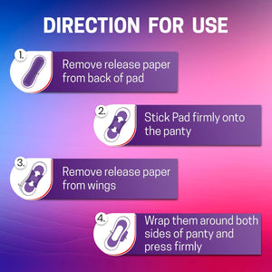 Elois Sanitary Pad for Women Girls Ultra Soft Cotton Period Pads for Women | 40 Soft Cotton Pads for All day Ultra Comfort | Locks Heavy flow | Prevent Rashes | Odour Control – XL (280mm) (Pack of 2)