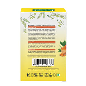 Kaveri Turmeric Powder for Face & Skin Care |Pure Natural Herbal Haldi Powder | DIY Face Pack for Glowing Skin | No Chemicals & Preservatives| 200gm